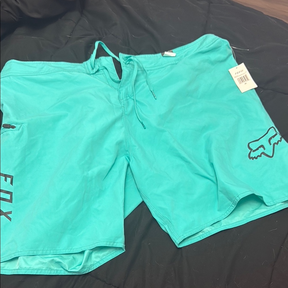 Fox Men's Teal Board Shorts